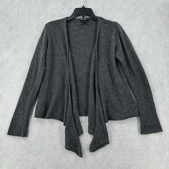 Philosophy Sweaters - Philosophy Dane Lewis Cashmere Sweater Cardigan Sz PM Open Wrap Cozy Gray Draped